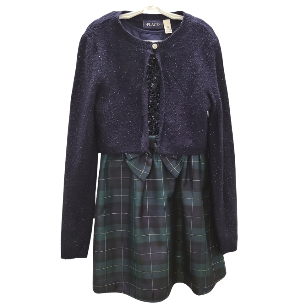 (Pre-loved) The Children's Place Dress & Cardigan Set